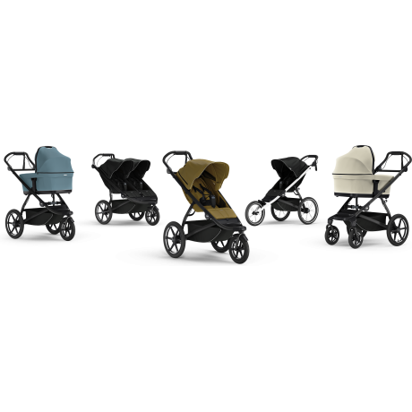 Coche Thule Urban Glide 3 + Bassinet | Mid Blue