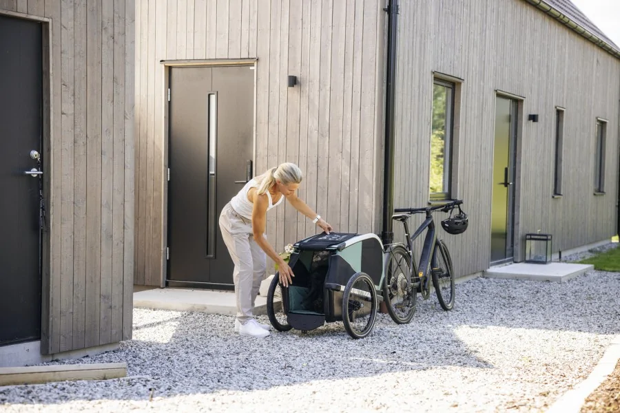 Thule Bexey para Mascotas Hazy Green M + Kit Strolling