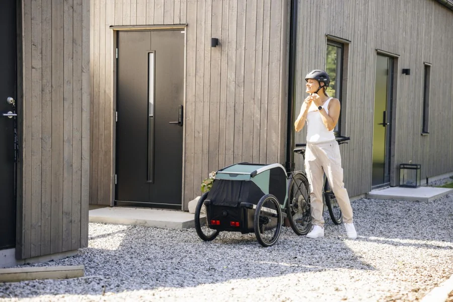 Thule Bexey para Mascotas Hazy Green L + Kit Strolling