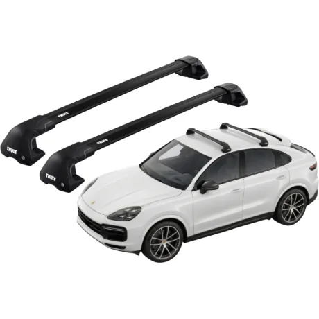 Barras THULE EDGE Flush para autos PORSCHE Cayenne Coupe desde 2019 negro