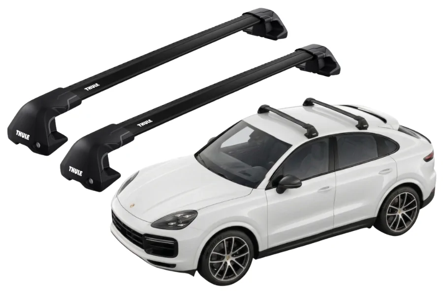 Barras THULE EDGE Flush para autos PORSCHE Cayenne Coupe desde 2019 negro