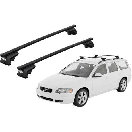 Barras THULE SmartRack XT para autos VOLVO V70 2004 a 2007