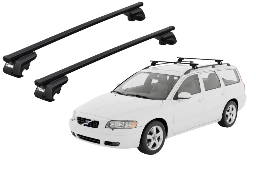 Barras THULE SmartRack XT para autos VOLVO V70 2004 a 2007