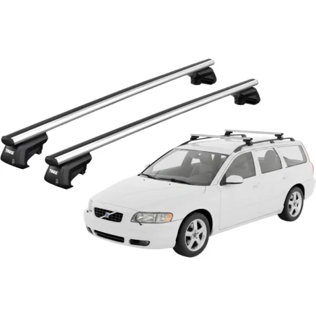Barras THULE SmartRack XT AluBar para autos VOLVO V70 2004 a 2007