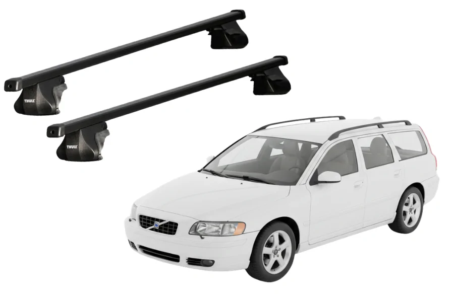 Barras THULE SmartRack para autos VOLVO V70 2004 a 2007
