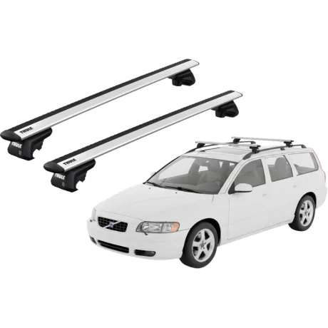 Barras THULE EVO WingBar para autos VOLVO V70 2004 a 2007