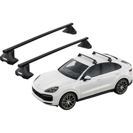 Barras THULE EVO SquareBar para autos PORSCHE Cayenne Coupe desde 2019