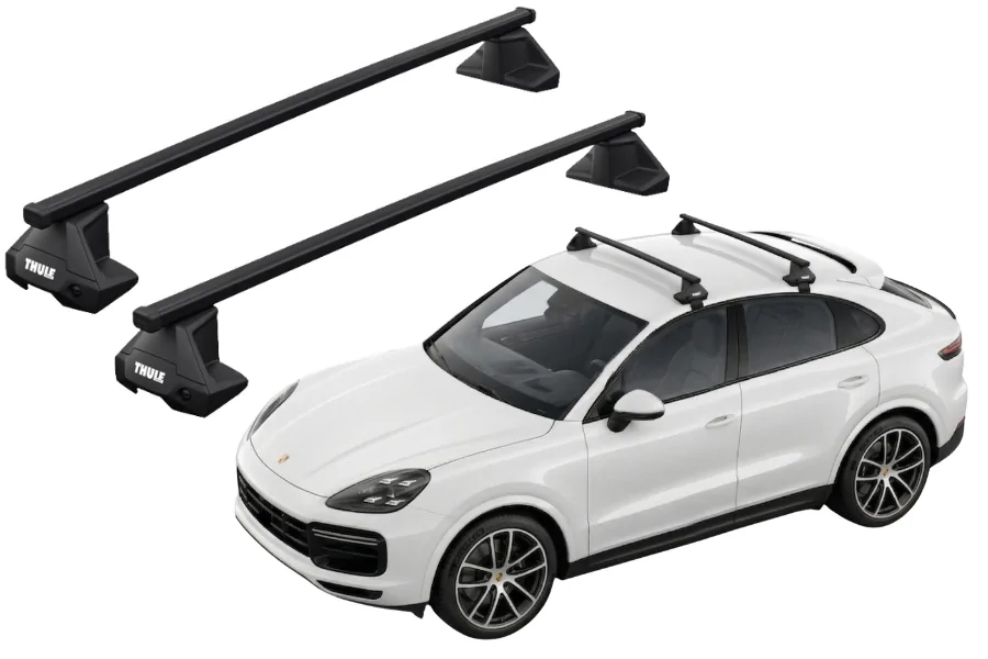 Barras THULE EVO SquareBar para autos PORSCHE Cayenne Coupe desde 2019