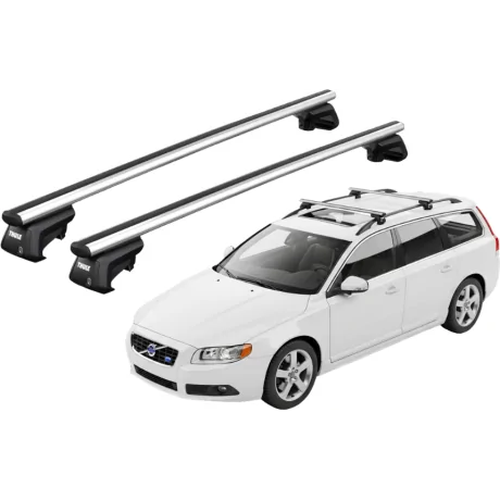 Barras THULE SmartRack XT AluBar para autos VOLVO V70 2007 a 2016