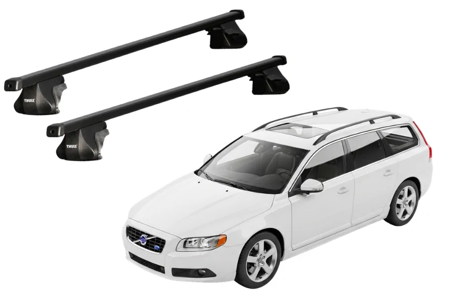 Barras THULE SmartRack para autos VOLVO V70 2007 a 2016