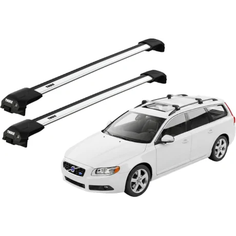 Barras THULE EDGE Flush para autos VOLVO V70 2007 a 2016