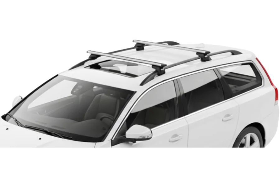 Barras THULE EVO WingBar para autos VOLVO V70 2007 a 2016