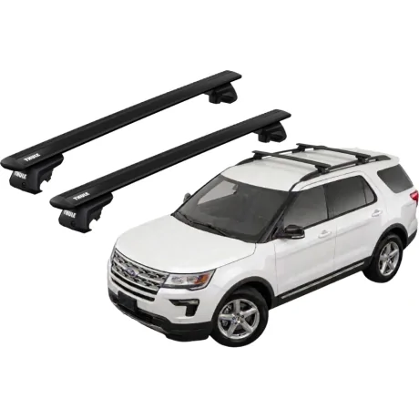 Barras THULE EVO WingBar para autos FORD Explorer 2016 a 2019 negro