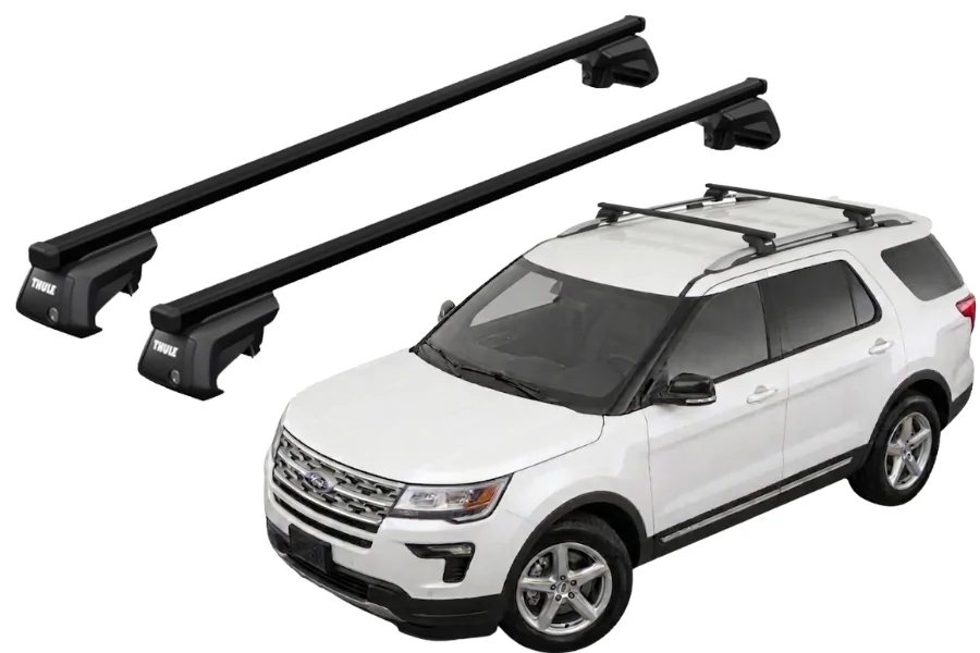Barras THULE EVO SquareBar para autos FORD Explorer 2016 a 2019