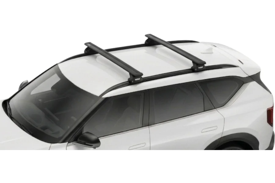 Barras THULE EVO WingBar para autos KIA EV5 desde 2024 - negro