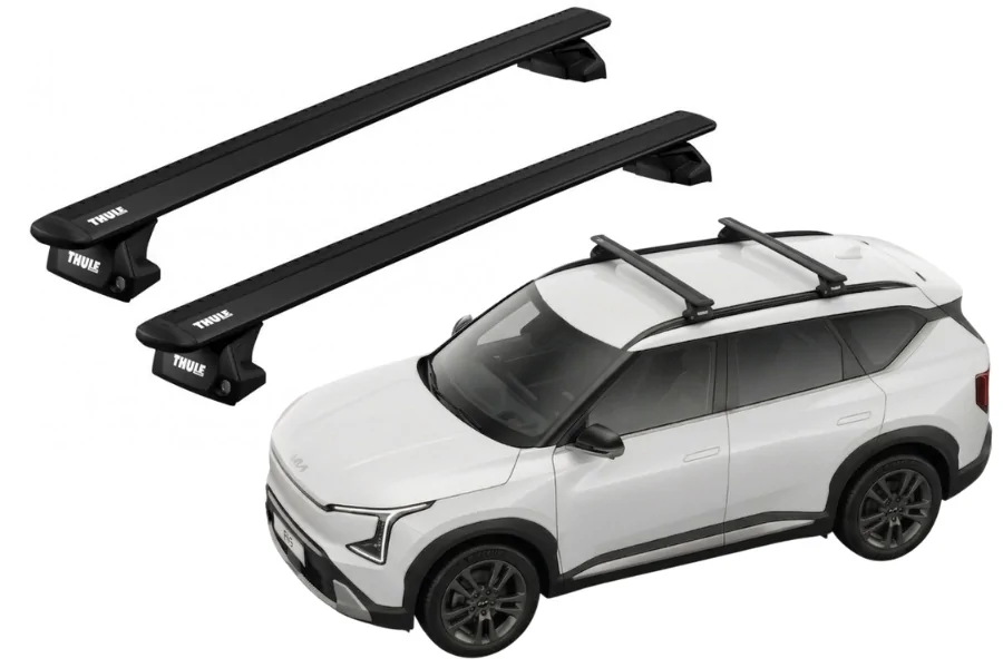Barras THULE EVO WingBar para autos KIA EV5 desde 2024 - negro