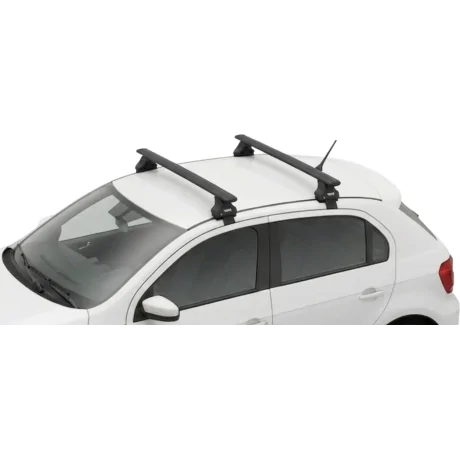 Barras THULE EVO WingBar para autos VOLKSWAGEN Polo 2009 a 2017 negro