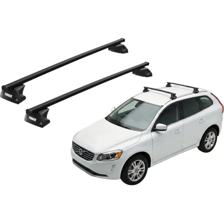Barras THULE EVO SquareBar para autos VOLVO XC60 2008 a 2017