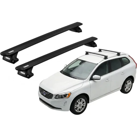 Barras THULE EVO WingBar para autos VOLVO XC60 2008 a 2017 negro