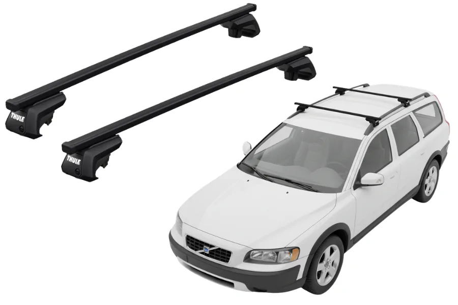Barras THULE SmartRack XT para autos VOLVO XC70 2003 a 2006