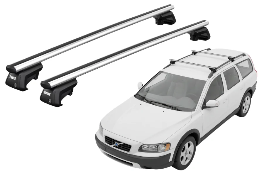 Barras THULE SmartRack XT AluBar para autos VOLVO XC70 2003 a 2006