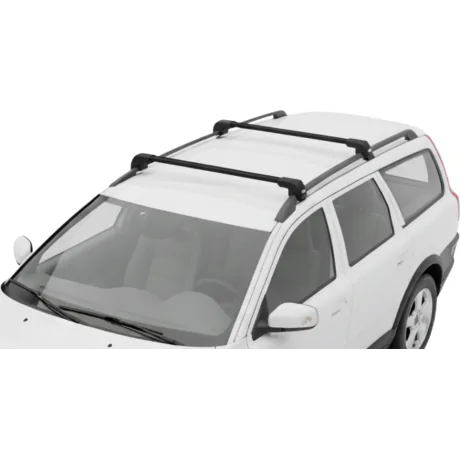 Barras THULE EDGE Flush para autos VOLVO XC70 2003 a 2006 negro