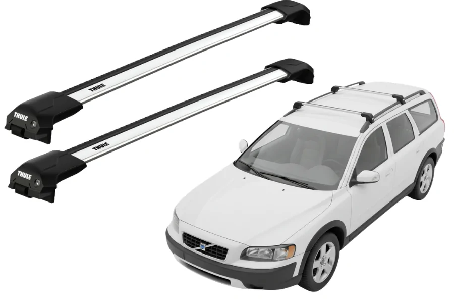 Barras THULE EDGE Flush para autos VOLVO XC70 2003 a 2006