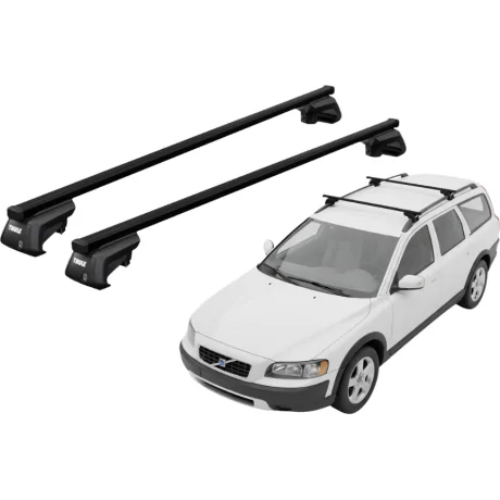 Barras THULE EVO SquareBar para autos VOLVO XC70 2003 a 2006