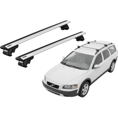 Barras THULE EVO WingBar para autos VOLVO XC70 2003 a 2006
