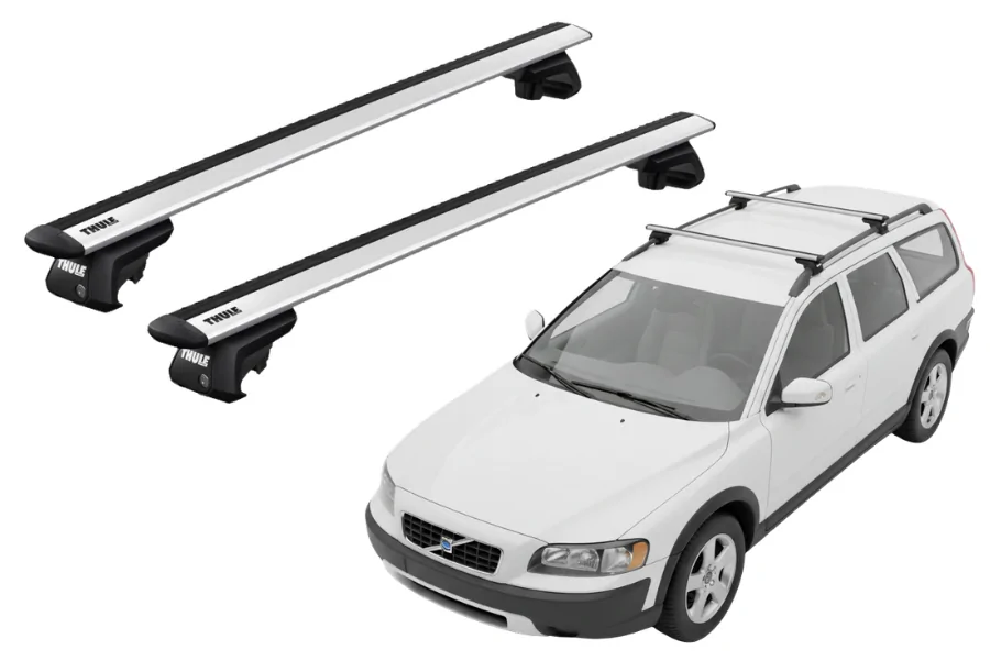 Barras THULE EVO WingBar para autos VOLVO XC70 2003 a 2006