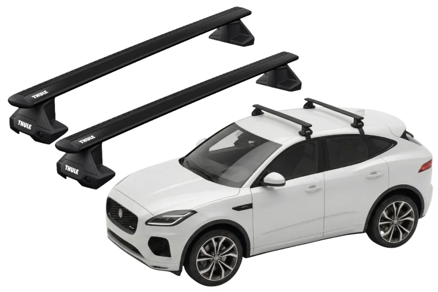 Barras THULE EVO WingBar para autos JAGUAR E-Pace desde 2018 negro