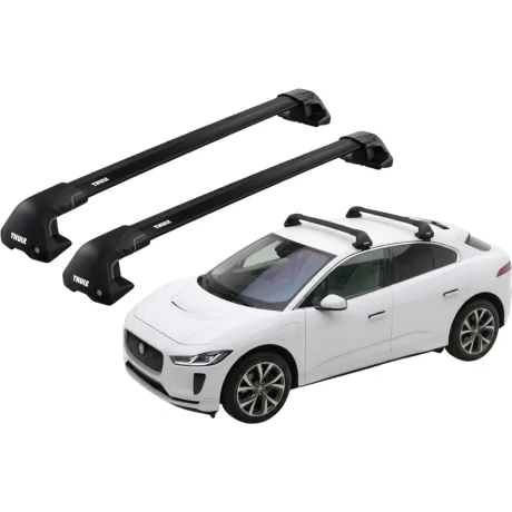 Barras THULE EDGE Flush para autos JAGUAR I-Pace desde 2018 negro