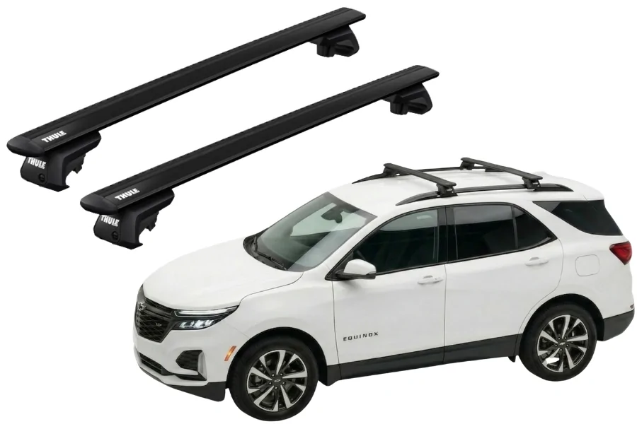 Barras THULE EVO WingBar para autos CHEVROLET Equinox desde 2017-2023 negro