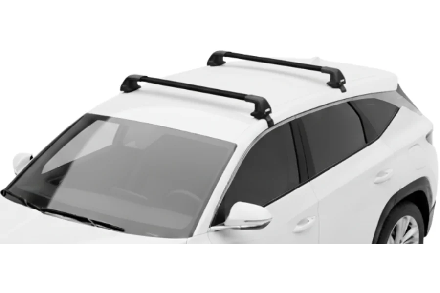 Barras THULE EDGE Flush para autos HYUNDAI Tucson desde 2021 negro