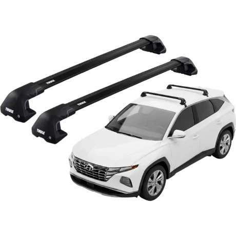 Barras THULE EDGE Flush para autos HYUNDAI Tucson desde 2021 negro