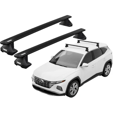 Barras THULE EVO WingBar para autos HYUNDAI Tucson desde 2021 negro