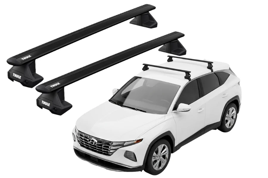 Barras THULE EVO WingBar para autos HYUNDAI Tucson desde 2021 negro