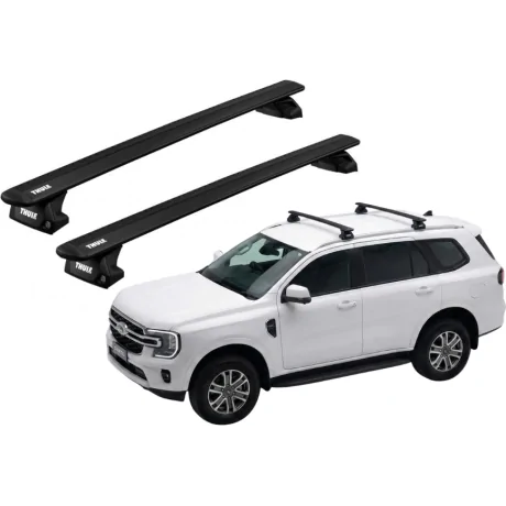 Barras THULE EVO WingBar para autos FORD Everest desde 2022 negro