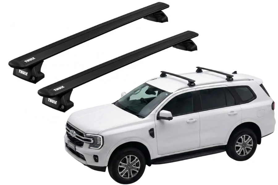 Barras THULE EVO WingBar para autos FORD Everest desde 2022 negro