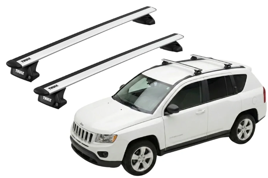 Barras THULE EVO WingBar para autos JEEP Compass 2011 a 2016