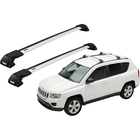Barras THULE EDGE Flush para autos JEEP Compass 2011 a 2016