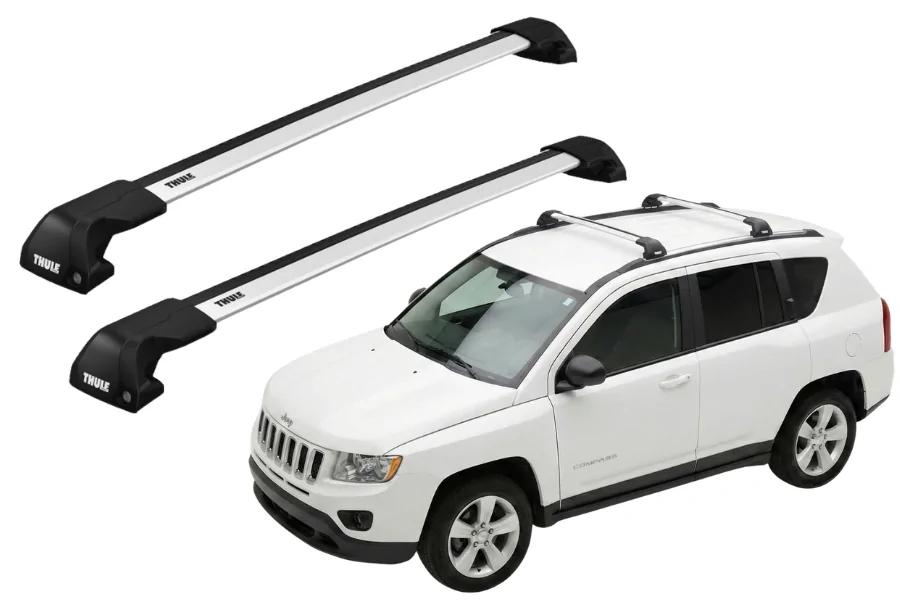Barras THULE EDGE Flush para autos JEEP Compass 2011 a 2016