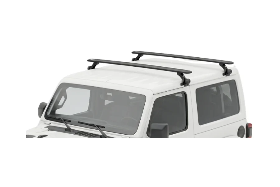 Barras THULE de canaletas para autos JEEP Wrangler desde 1986 - 2023 negro
