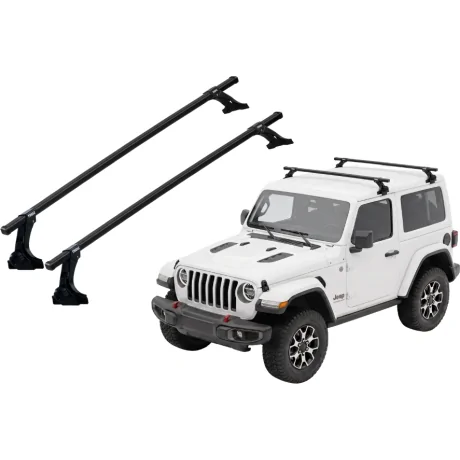 Barras THULE de canaletas para autos JEEP Wrangler desde 1986 - 2023 negro
