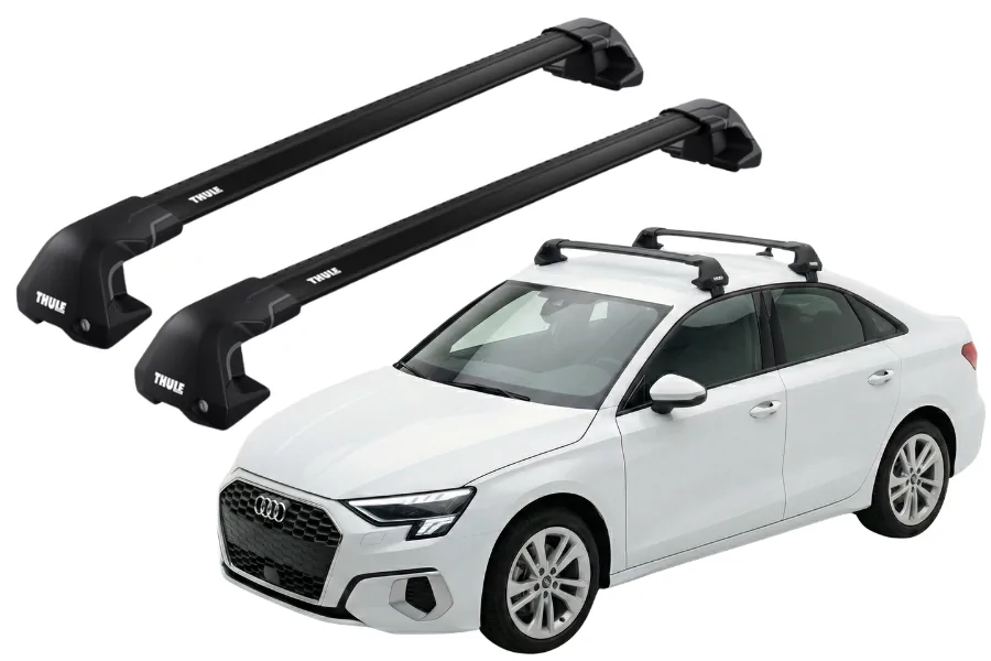 Barras THULE EDGE Flush para autos AUDI A3 desde 2013 negro