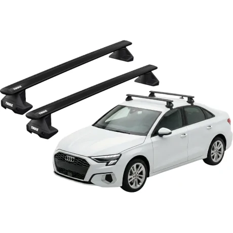 Barras THULE EVO WingBar para autos AUDI A3 desde 2013 negro