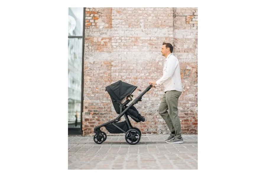 Coche Thule Sleek 2 bundle Taupe Velado