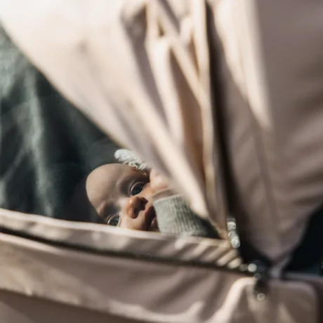 Coche Thule Sleek 2 bundle Taupe Velado