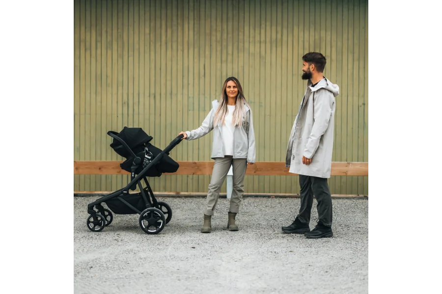 Coche Thule Sleek 2 bundle Taupe Velado