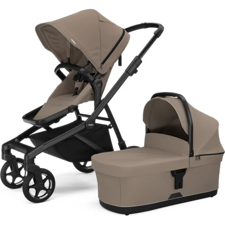 Coche Thule Sleek 2 bundle Taupe Velado